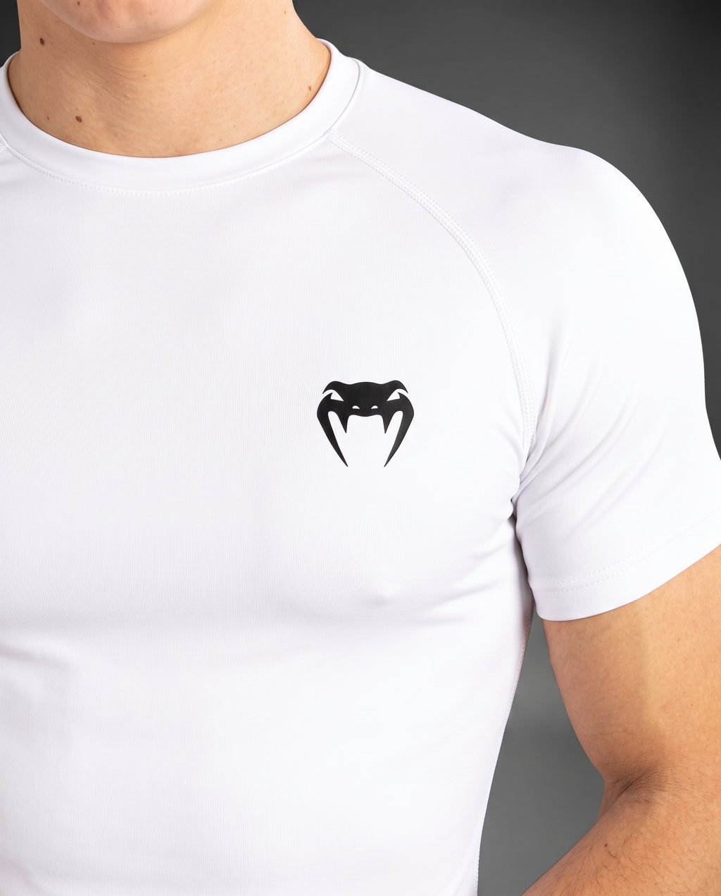 UFC Venum White Performance Compression T-Shirt