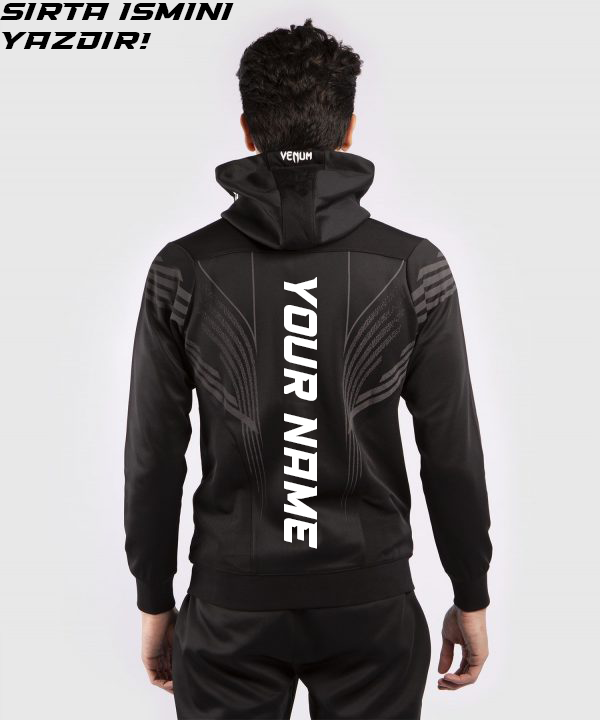 UFC Venum Pro Line Fermuarlı Sweatshirt – Siyah Kapüşonlu | Dövüş