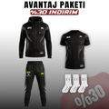 UFC Fight Night Siyah Dövüş Takımı – Zipper+Forma+Eşofman | Avantaj Paketi