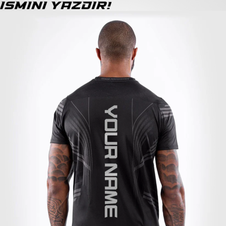 UFC Venum Fight Night Dövüş Forması – Siyah Walkout Jersey | Erkek