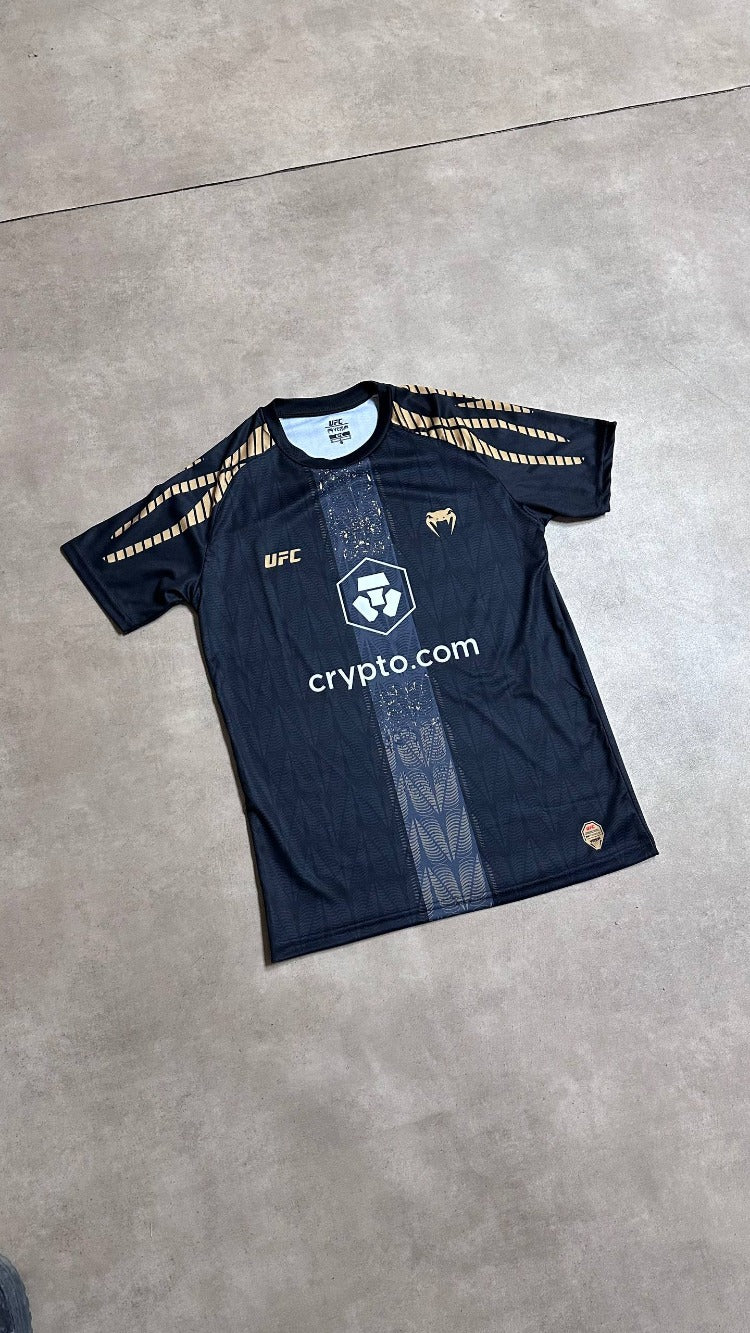 UFC Zenith Dövüş Forması – Altın/Siyah Dry-Tech Walkout Jersey | Erkek