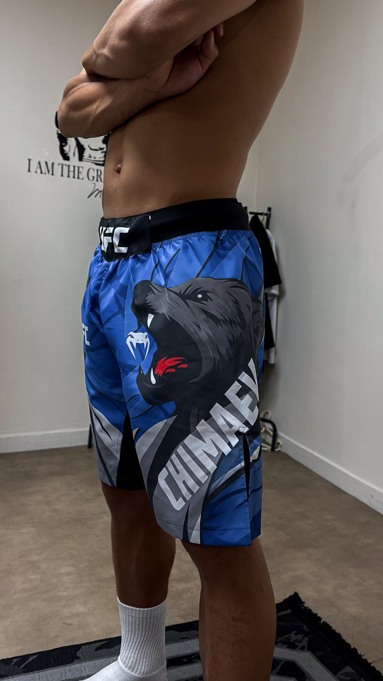 Khamzat Chimaev Dövüş Şortu – UFC Unrivaled MMA Şort | Borz