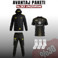 UFC Zenith Siyah Dövüş Eşofman Takımı – Zipper+Forma+Eşofman | Avantaj Paketi